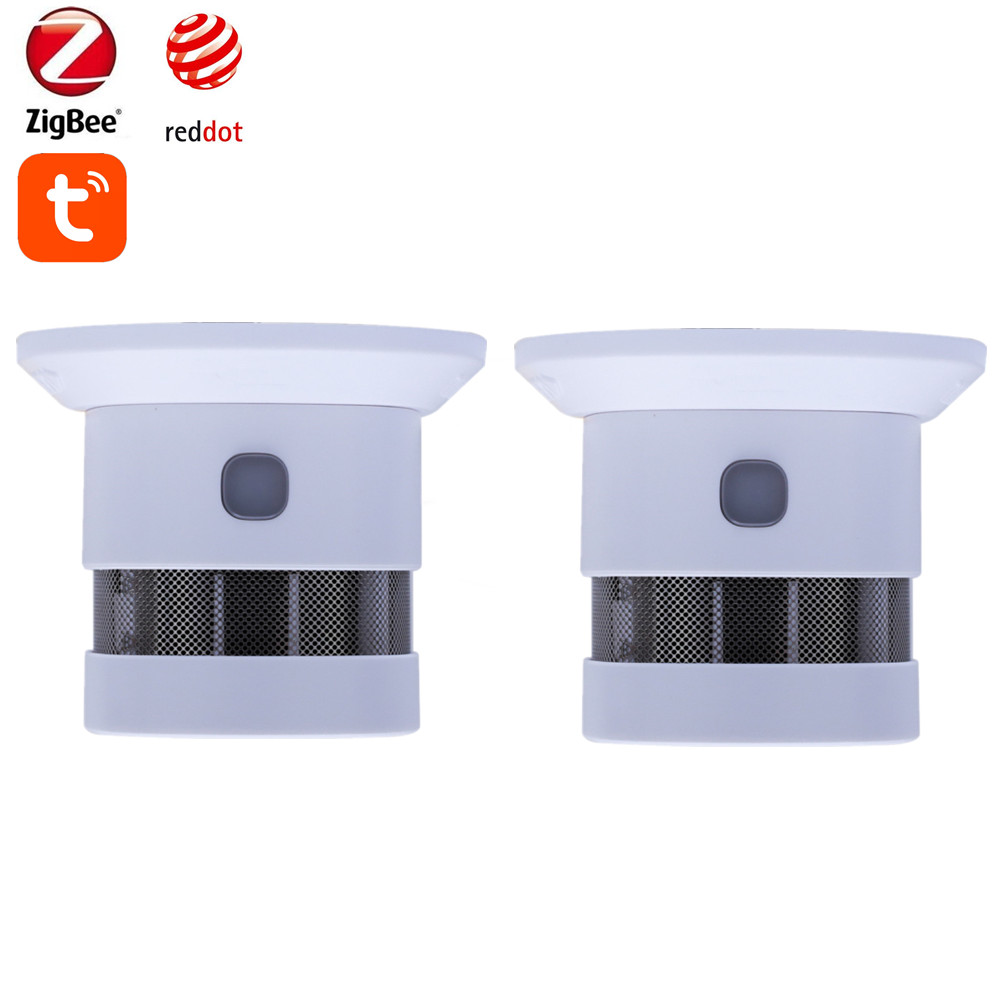 Home Assistant Tuya - Czujnik dymu Tuya Smart Zigbee 85dB