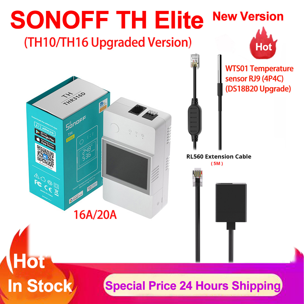 Sonoff Basic - Sonoff TH Elite 16A 20A Inteligentny