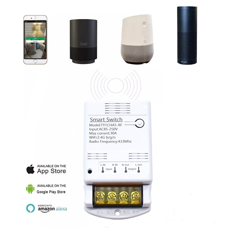 Moduł przekaźnika Wifi 30A 85- – Tuya 4 Channel recenzja i cena