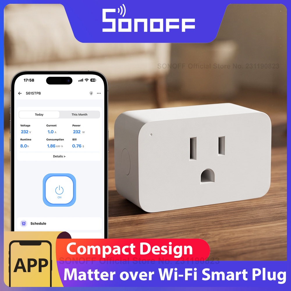 SONOFF S61STPB iPlug Gen2 Type – Shelly Plug recenzja i cena