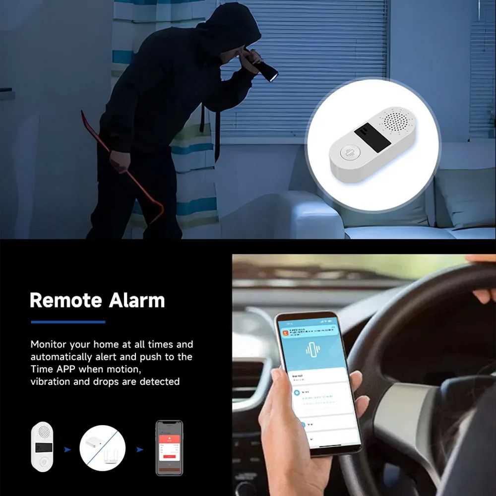 Czujnik wibracji Tuya WiFi - a – Home Assistant Tuya recenzja i cena