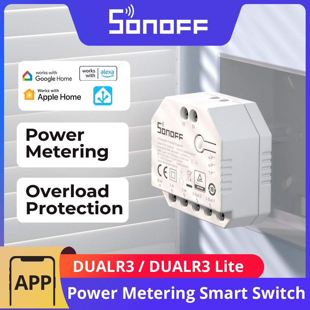 SONOFF DUALR3 / DUALR3 Lite 2- – Sonoff recenzja i cena