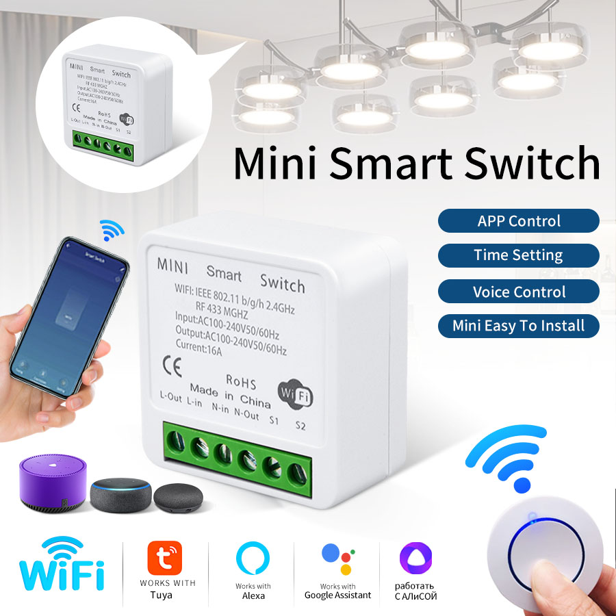 Przełącznik inteligentny WiFi  – Smart Relay Tuya recenzja i cena